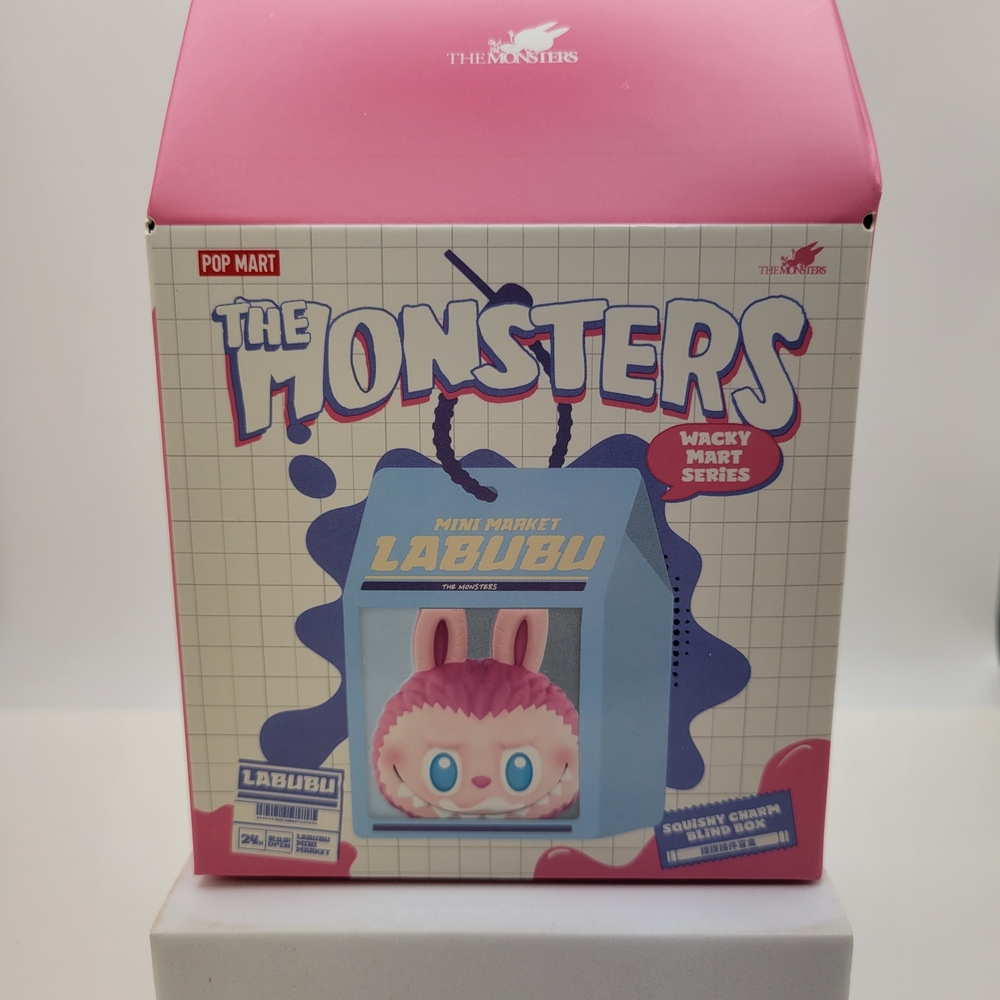 THE MONSTERS Wacky Mart Series-Pinch Pendant Blind Box Milk LABUBU NWT